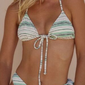 Tan Lines by Sivan Ayla Bikini in Herb Garden Stripe - Size S